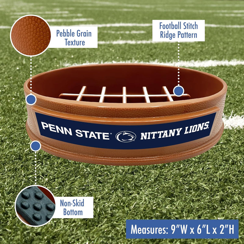 Penn State Nittany Lions Football Slow Feeder Bowl