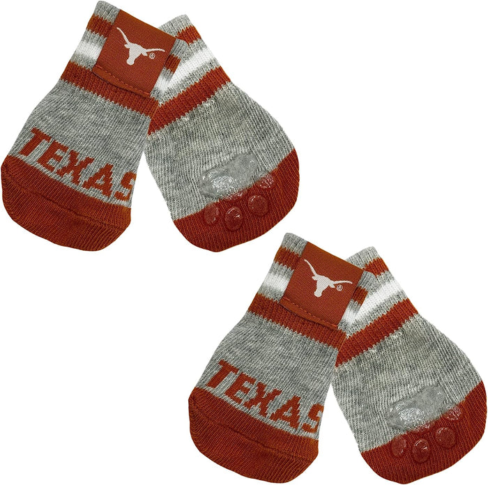 TX Longhorns Anti-Slip Dog Socks