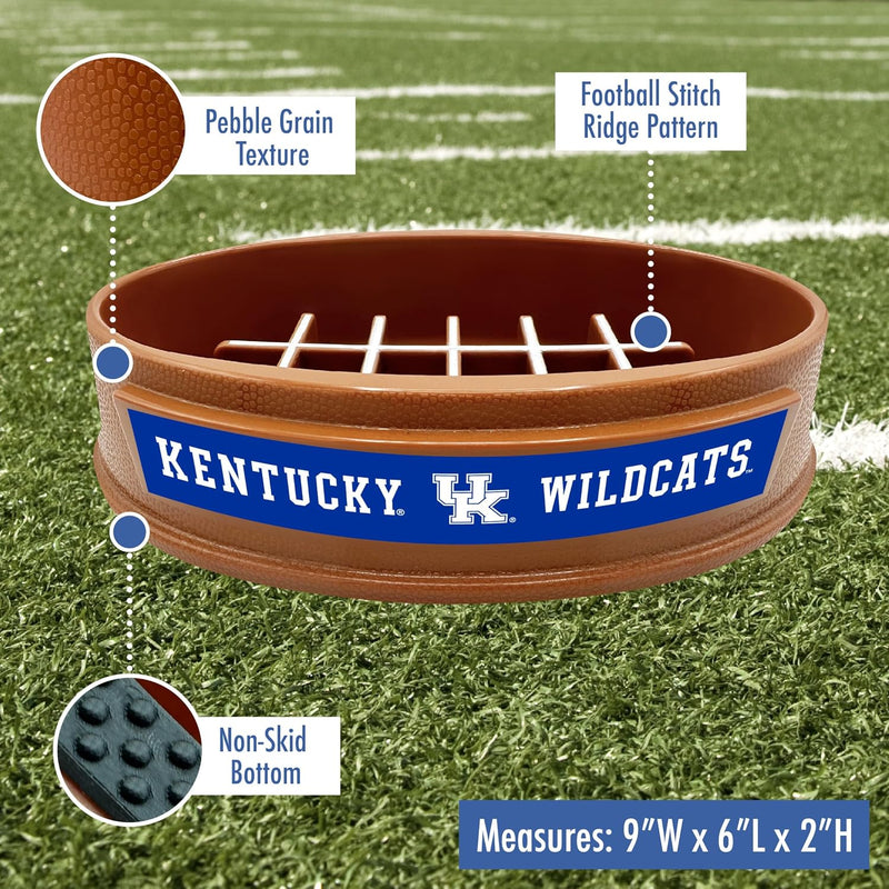 KY Wildcats Football Slow Feeder Bowl