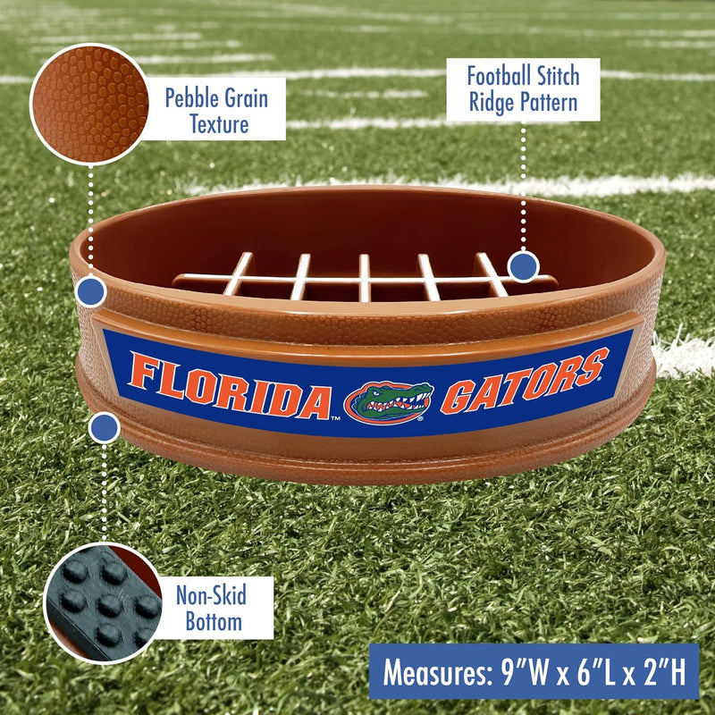FL Gators Football Slow Feeder Bowl