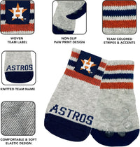 Houston Astros Anti-Slip Dog Socks