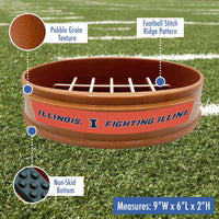 IL Fighting Illini Football Slow Feeder Bowl