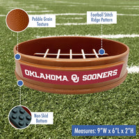 OK Sooners Football Slow Feeder Bowl