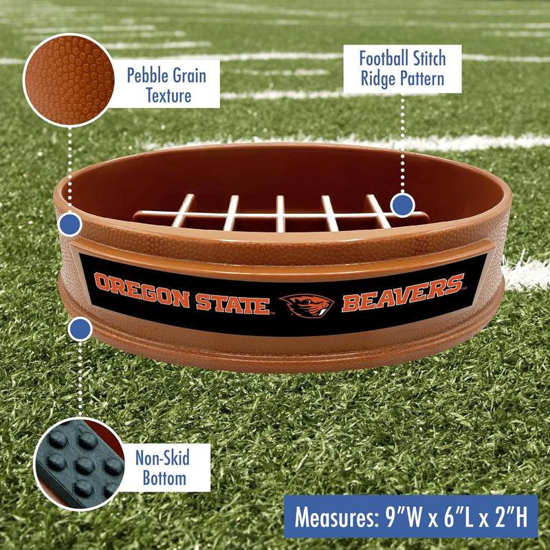 OR State Beavers Football Slow Feeder Bowl