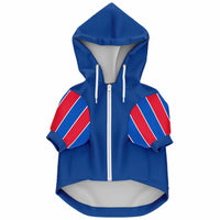 Crystal Palace FC 25/26 Home Kit inspired Pet Zip Hoodies