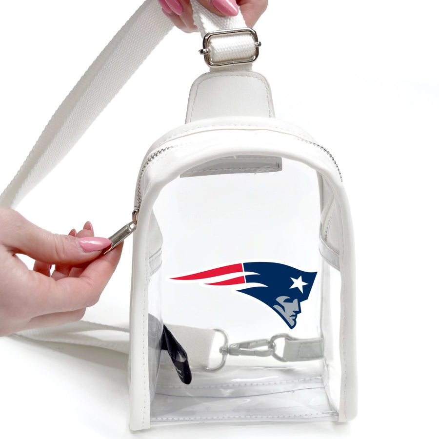 New England Patriots Clear Mini Sling