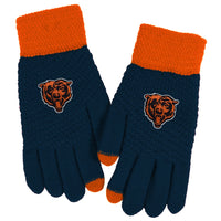 Chicago Bears Waffle Knit Gloves
