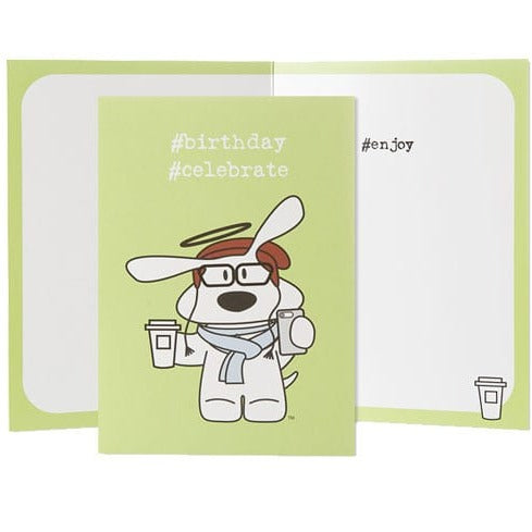 Birthday BOLO Hipster Greeting Card