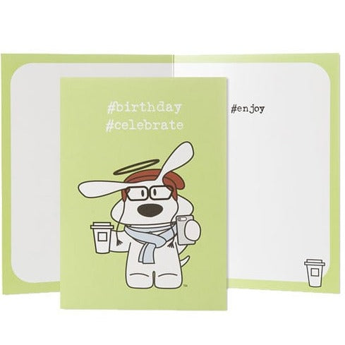 Birthday BOLO Hipster Greeting Card