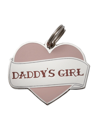 Daddys Girl Pet ID Tag
