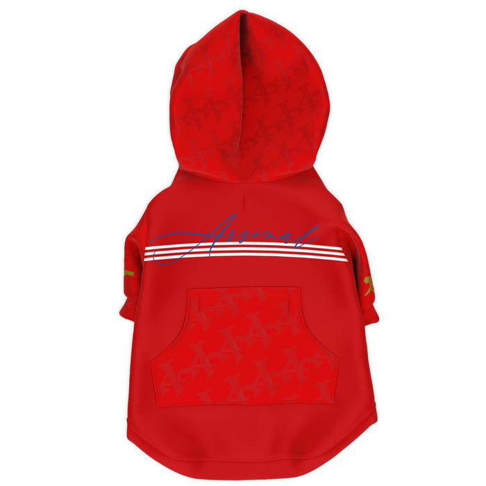 Arsenal FC 25/26 Home Kit inspired Pet Zip Hoodies