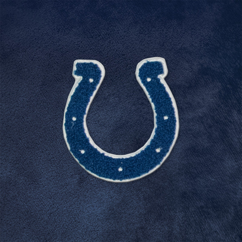 Indianapolis Colts Fur Trim Poncho