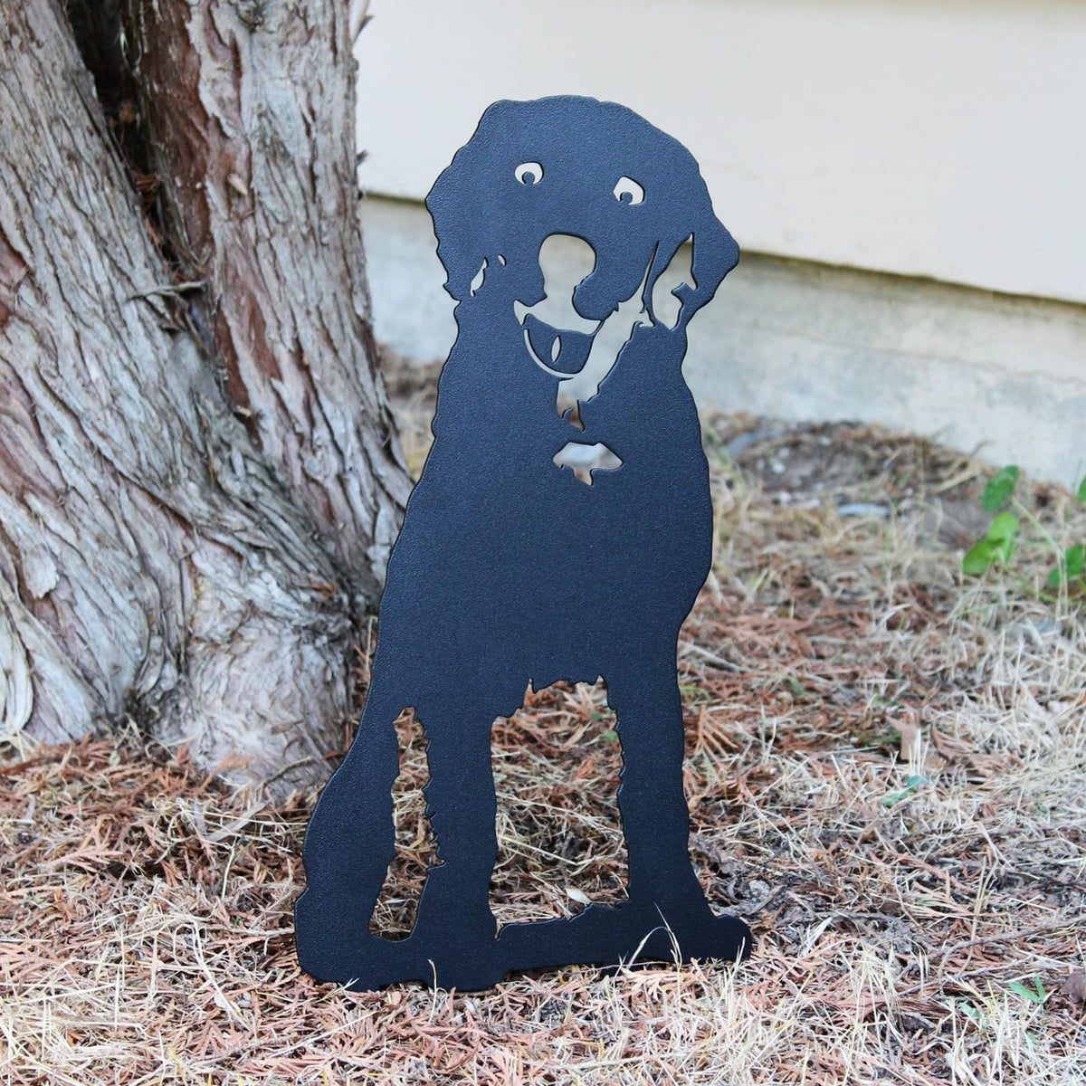 Labrador Retriever Corten Steel Outdoor Silhouette