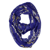 Baltimore Ravens Sheer Infinity Scarf