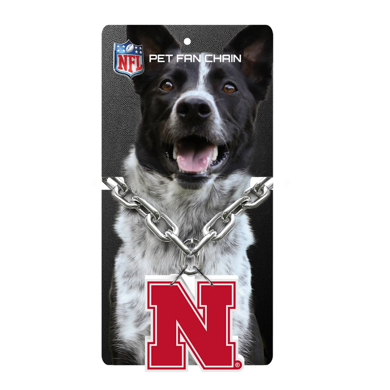 NE Cornhuskers Pet Fan Chain