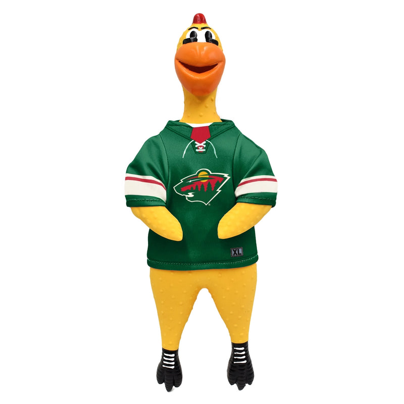 Minnesota Wild Rubber Chicken Pet Toy