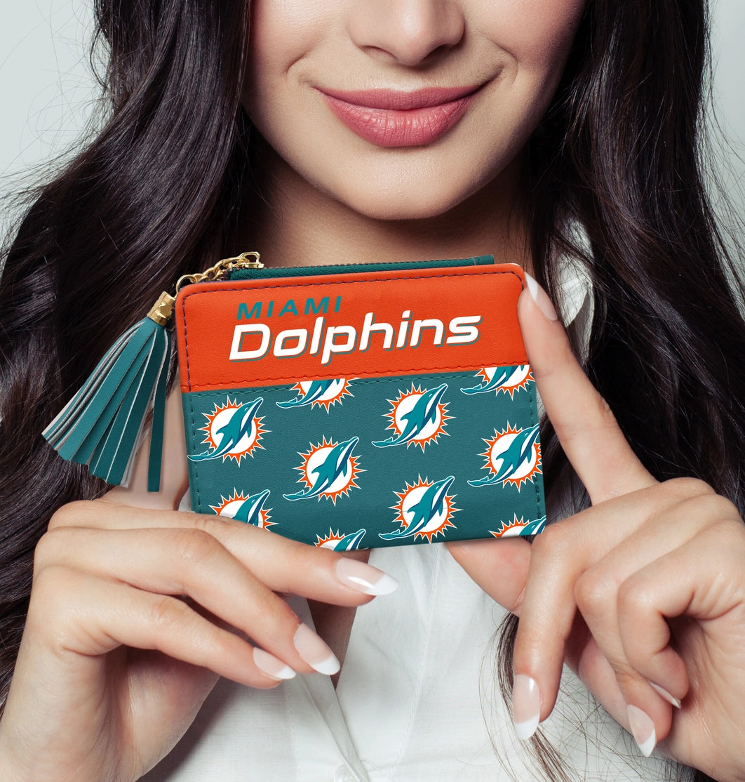 Miami Dolphins Mini Organizer Wallet