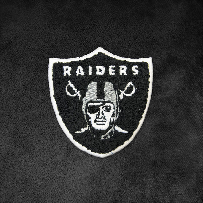 Las Vegas Raiders Fur Trim Poncho