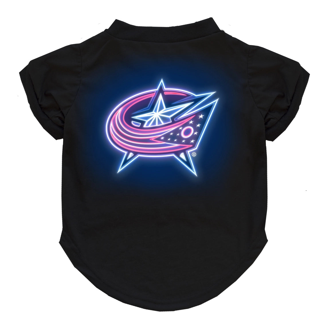 Columbus Blue Jackets Neon Tee Shirt