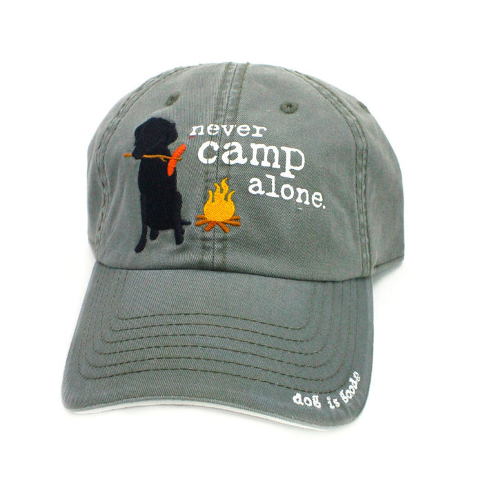 Never Camp Alone Cotton Hat
