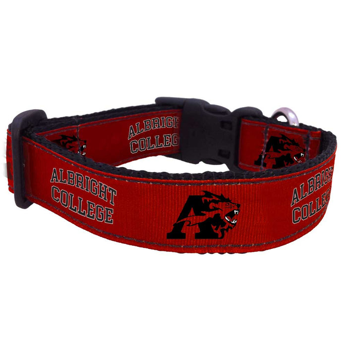 Albright College Lions Nylon Dog Collar or Leash