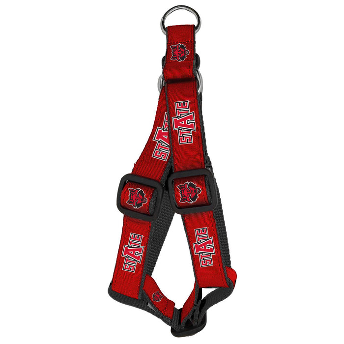 AR State Red Wolves Nylon Dog Step-In Harness
