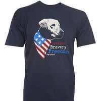 Loyalty Bravery Freedom T-Shirt - Navy