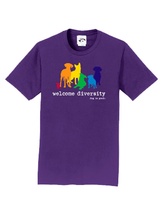 Welcome Diversity Women's T-Shirt - Purple