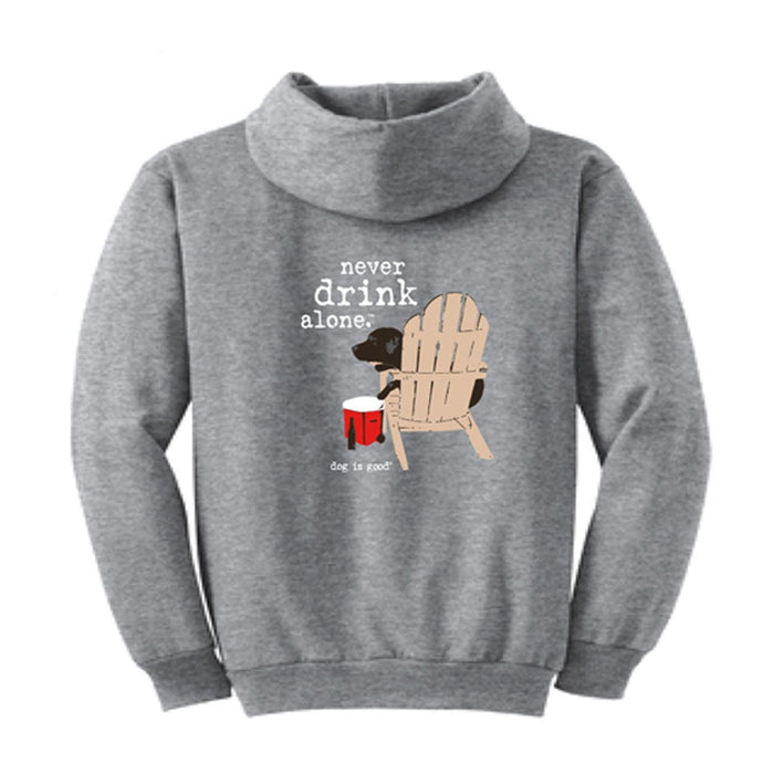 Hoodie: Never Drink Alone