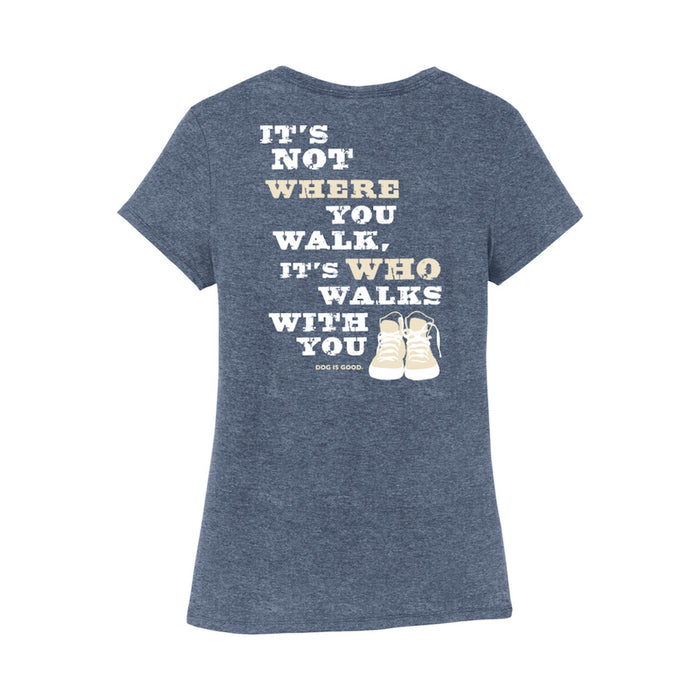 Never Walk Alone Women's T-Shirt - Navy Frost