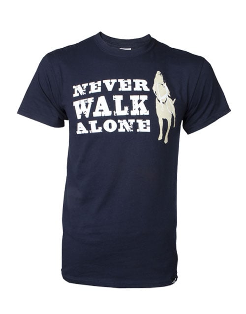 Never Walk Alone T-Shirt - Navy