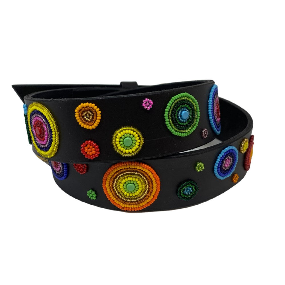 TKC Arani Dots Belt in Wide Width -  Brass