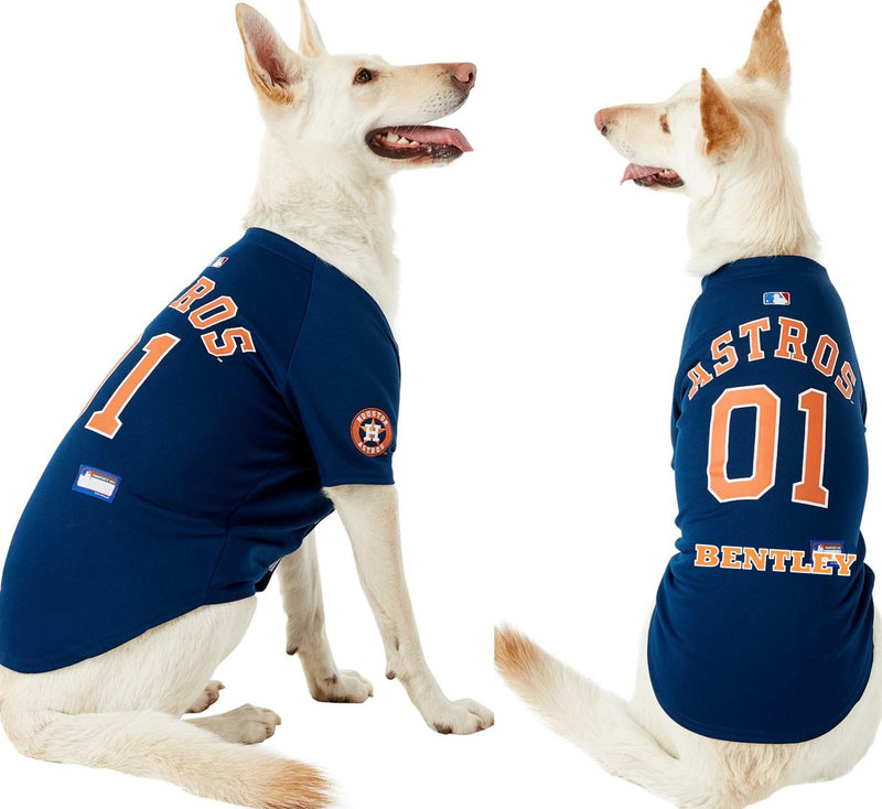 NEW! HOUSTON ASTROS DOG CAT BASEBALL JERSEY LICENSED XL EXTRA LARGE