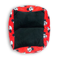 Cuddler Pet Bed - Mickey Mouse Expressions Scattered Red
