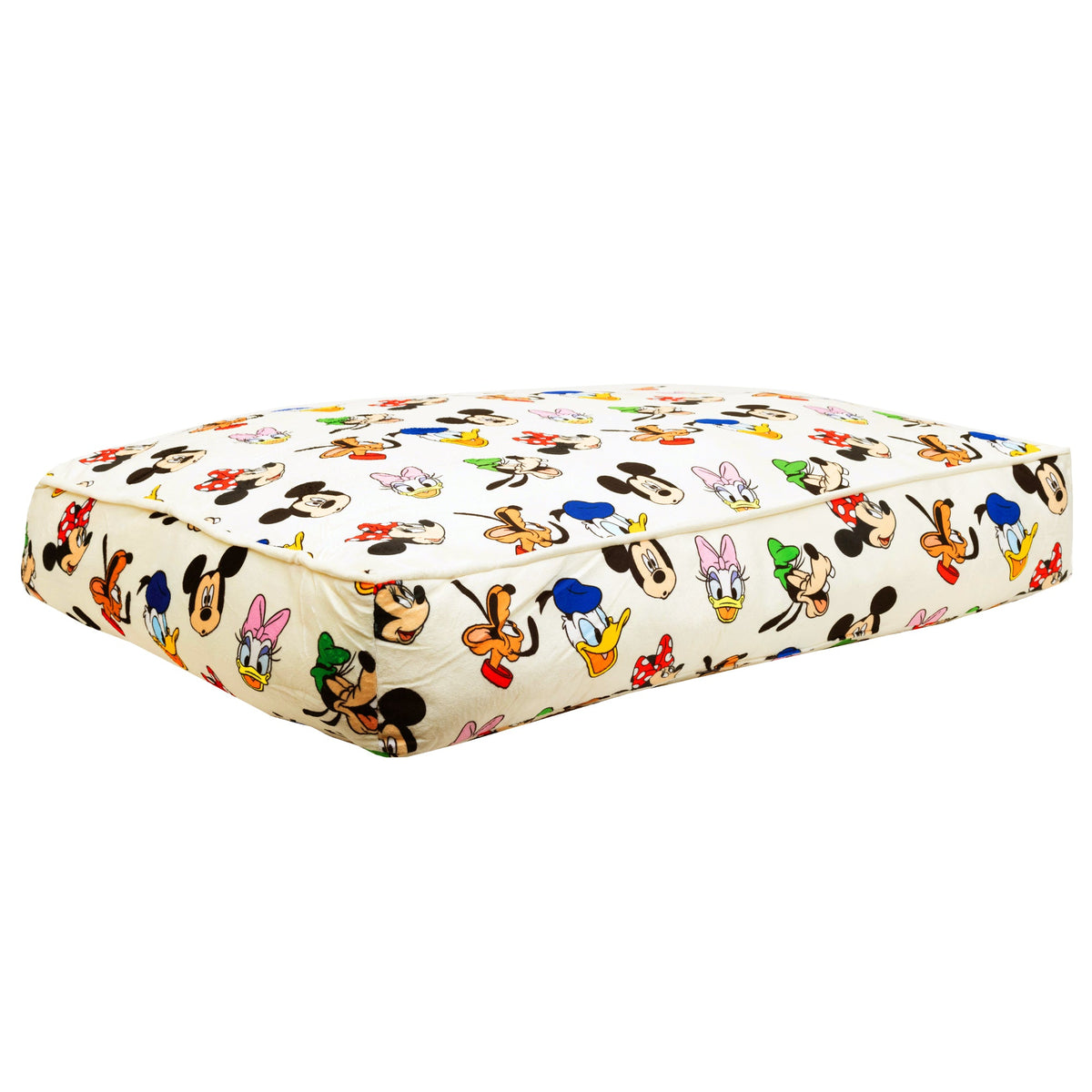 Rectangle Pet Bed - Sensational Six Faces Scattered Ivory