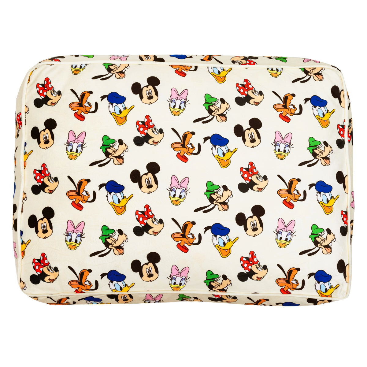 Rectangle Pet Bed - Sensational Six Faces Scattered Ivory