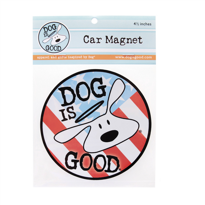 Dog is Good BOLO Patriot Car Magnet