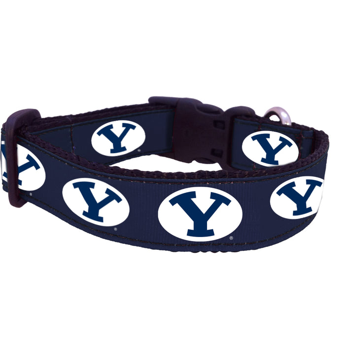 Brigham Young Cougars Nylon Dog Collar and Leash