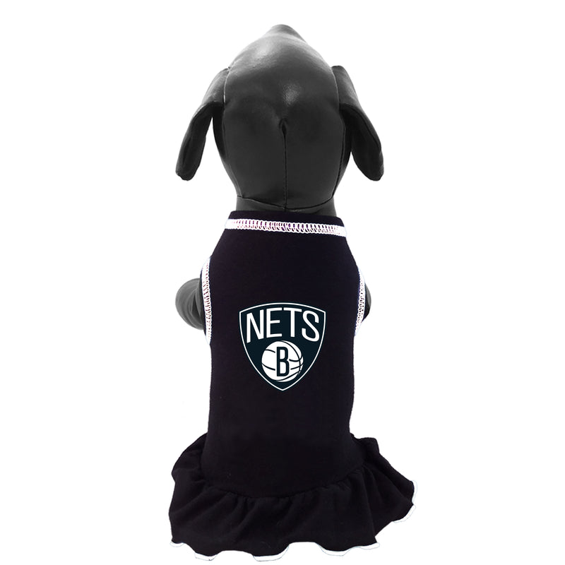 Brooklyn Nets Pet Cheerleader Ruffled Dress