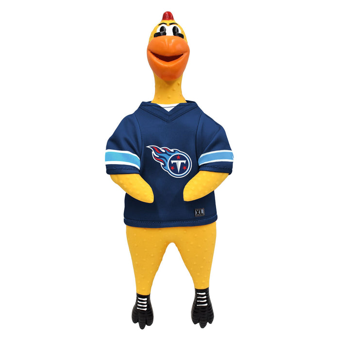 Tennessee Titans Rubber Chicken Pet Toy