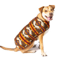 Brown Southwest Pet Blanket Coat