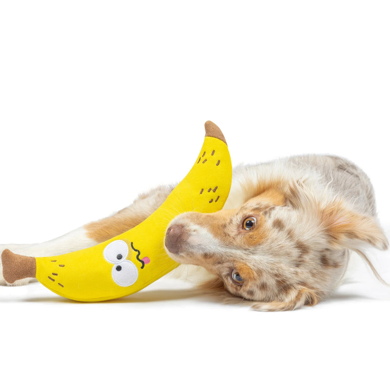 Bruiser Banana Plush Dog Toy