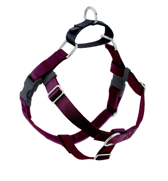 Burgundy Freedom No-Pull Dog Harness