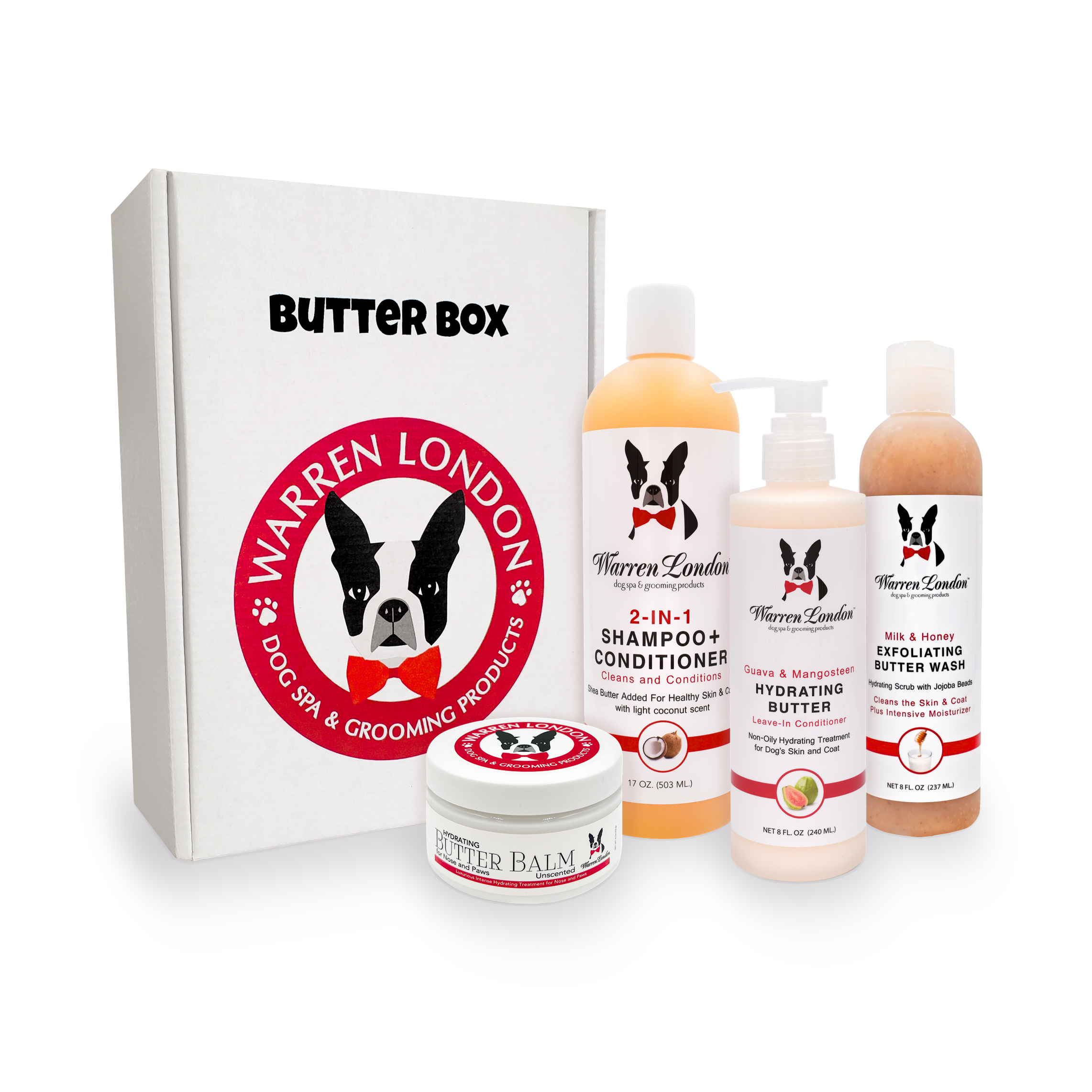 Warren London Dog Butter Box – 3 Red Rovers