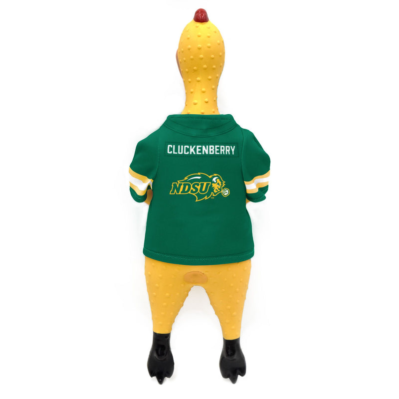 ND State Bison Rubber Chicken Pet Toy