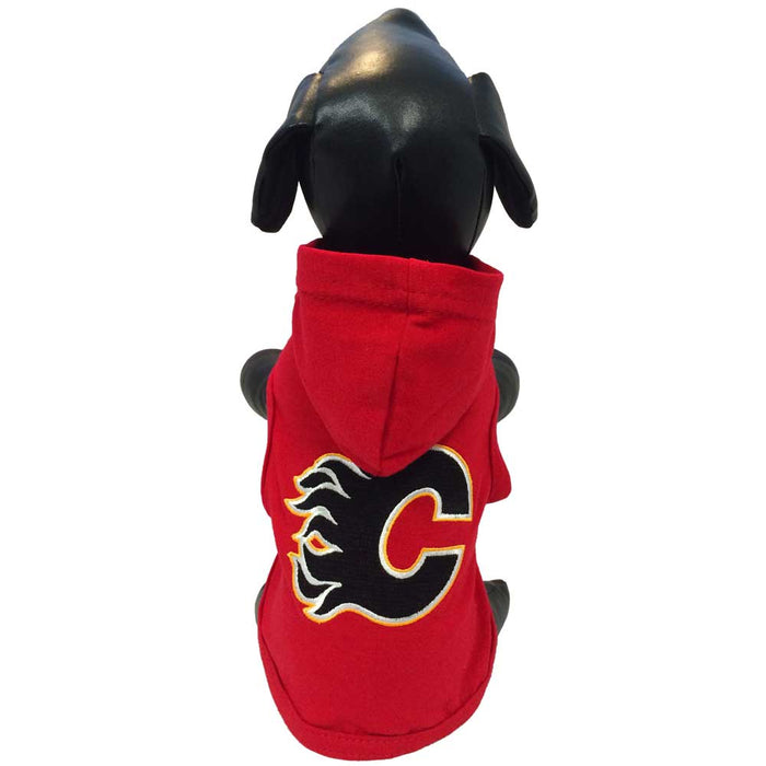 Calgary Flames Cotton Lycra Hooded Shirt