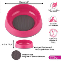 LickiMat OH Bowl for Cats - Pink