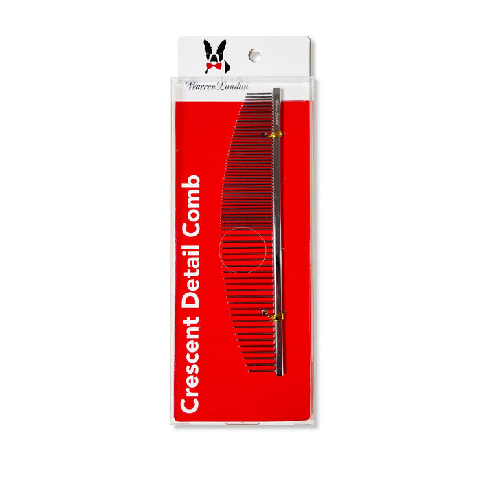 Crescent Detail Pet Comb
