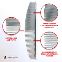 Crescent Detail Pet Comb