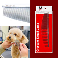 Crescent Detail Pet Comb
